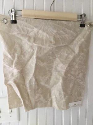 Tela de hueso de baño Rachel Ashwell Shabby Chic muestra 16x16 rosa pistacho floral Foto 1 de 4