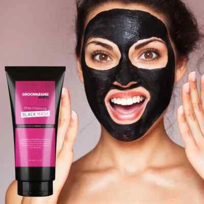 For Her Natural Blackhead Removing Charcoal Peel Off Mask Facial Pore cleansing - Image 1 of 3