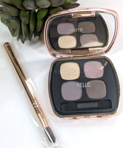 THE LOOK OF LOVE + BRUSH💋bareMinerals Ready Eye Shadow 4 Quad Palette TapCrease - Picture 1 of 9