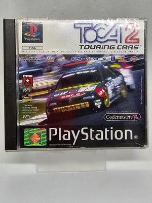 TOCA 2 Touring Cars PlayStation 1 (PS1) PAL Codemasters 1998 – Jeu de Course Rét - Photo 1/4