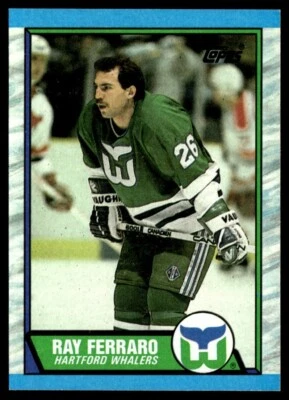 1989-90 Topps #70 Ray Ferraro Hartford Whalers - Image 1 of 2