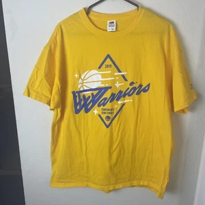 Golden State Warriors 2019 Conference Semi Finals Shirt Unisex Size XL Yellow - Picture 1 of 8