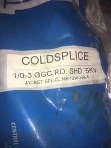 CSI  MH-1218-HS-4 Cold  Splice Kit 1/0 -3 Ggc Rd Shd 5KV JACKET SPLICE FREE SHIP - Picture 1 of 4