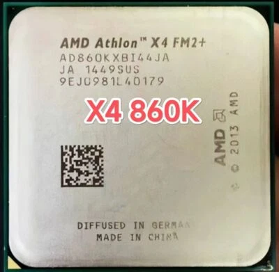 AMD Athlon X4 860K 3.7GHz Quad Core Socket FM2+ 64BIT Processor 95W CPU Tested - Image 1 of 3