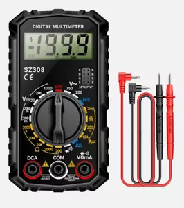 Digital Multimeter Messgerät LCD Strommesser Strom AC DC Voltmeter Amperemeter - Bild 1 von 8