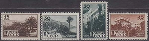 RUSSIA - RESORTS CAUCASUS 1946 Mi. 1041-1044 Zag. 957-960 - **MNH** - Picture 1 of 1