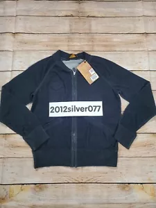 Suéter cárdigan Harley Davidson vintage con cremallera frontal para mujer negro talla mediana NUEVO - Imagen 1 de 7