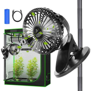 360° Drehung 3-Stufen Grow Ventilator Flexibler Schwenkbar für Zelt Grow Box Fan - Bild 1 von 24
