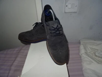 MEN'S ALDO BLECCA 18 NAVY SUEDE LACE-UP SNEAKERS UK 8/EU 42 - Image 1 of 4