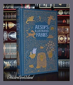 Aesop's Fables Aesop Illustrated By A. Rackham Sealed Leather Bound Collectible - Picture 1 of 7