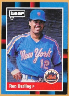 RON DARLING NEW YORK METS #78 - LEAF NM-MT 1988 - Image 1 of 2