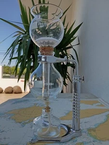 Vintage Unused Old Stock Normax Glass Pyrex Complete Vacuum Coffee Maker 2 Cups - Imagen 1 de 20