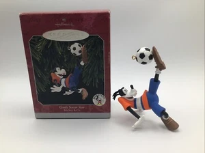 Vintage 1998 Hallmark Keepsake “Goofy Soccer Star” Mickey & Co. Ornament QXD4123 - Picture 1 of 15