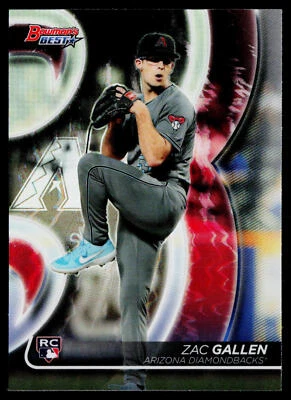 2020 BOWMAN'S BEST REFRACTOR #35 ZAC GALLEN RC - Image 1 of 2