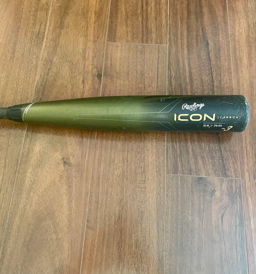 Taco de beisebol composto Rawlings Icon BBCOR 32/29 RBB313 High School College - Imagem 1 de 4