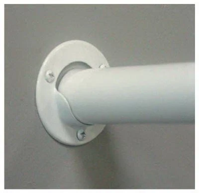 White Steel Closet Rod Pole Sockets, 2-Pk. - RP-0039-WT25 — 第 1/1 张图片
