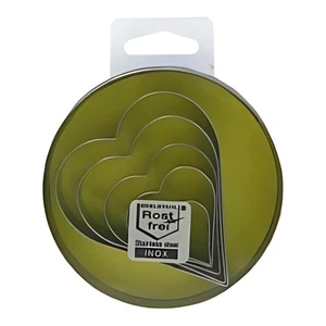 Coupeur Cookies Cuore Acier Inoxydable 5pz Eva - Formes Confiserie - Bild 1 von 4