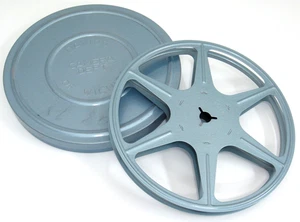 Vintage Scherer EZ Grip Film Reel and Can from Davids Camera Wichita KS - Picture 1 of 3
