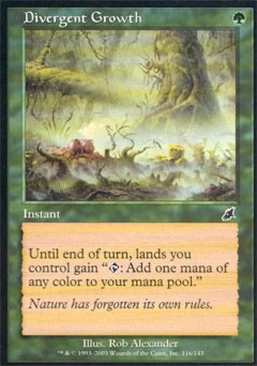 Divergent Growth -Foil Light Play MTG Scourge - Image 1 of 1