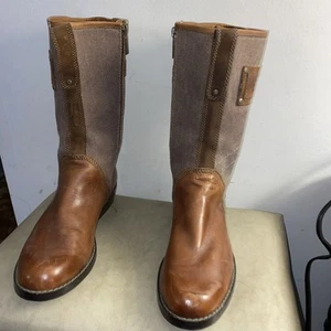 Women’s Harley-Davidson brown leather bootssize 9 Stock # 85040 Side Zip Up - Picture 1 of 12