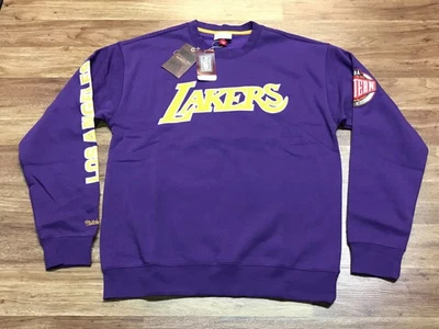 МУЖСКАЯ M — НОВАЯ баскетбольная флисовая толстовка Mitchell & Ness NBA Los Angeles Lakers - Изображение 1 из 4