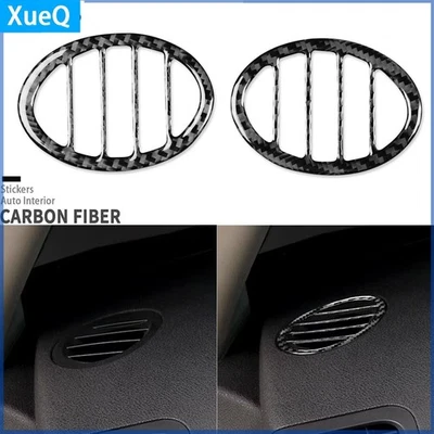 Cubierta de salida de ventilación de aire interior de fibra de carbono real para Nissan Altima Teana 2008-12 Foto 1 de 4