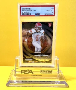 Xavier Worthy PSA 10! Panini Prizm 2024 - Portales #10 (RC) - Imagen 1 de 2