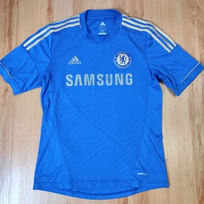 CAMISETA DE FÚTBOL LOCAL ADIDAS CHELSEA FC 2012/2013 DORADA Para hombre Talla M Azul Foto 1 de 4