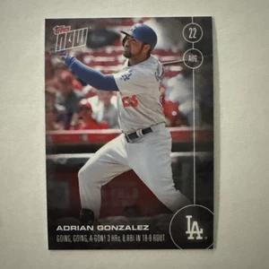 2016 Topps Now Card #383: Los Angeles Dodgers Adrian Gonzalez - Picture 1 of 2