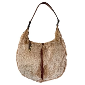 Auténtico Bolso de Hombro Hobo Longchamp Vintage Cuero Piel de Conejo Hecho en Francia - Imagen 1 de 11