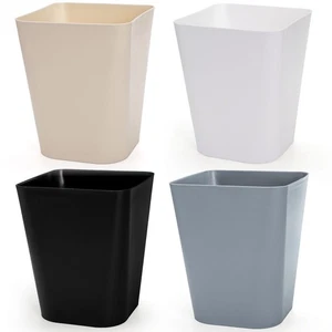 Lawei Set di 4 Pattumiere Piccole in Plastica - 1,6 Galloni Cestino Spazzatura Quadrato... - Foto 1 di 8