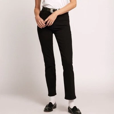 Current Elliott Soulmate jeans black denim stretch slim straight leg new 27 - Image 1 of 4