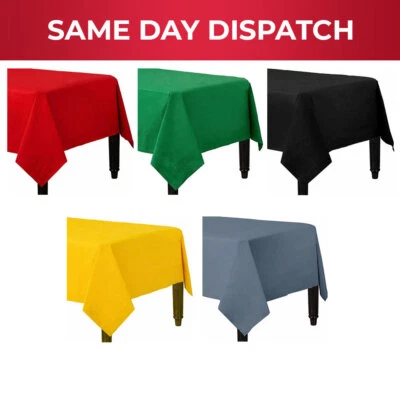 PARTY Confezione 10 - 100 Tovaglie Carta Colorate Copritavolo Buffet 90 cm x 90 cm