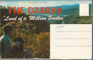 THE OZARKS Land of a Million Smiles ~ 1958 Ordner 14 Ansichten Missouri & Arkansas - Bild 1 von 2