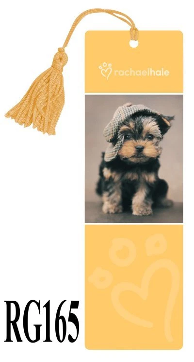 1 x Puppy Bookmark Maxwell Puppy yellow By Rachael Hale RG165