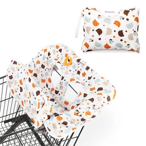Funda carro compra 2en1 para trona y asiento de carrito más higiene y confort - Imagen 1 de 8