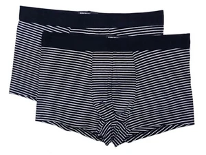 Superdry Black Striped Double Pack Sports Men's Boxer Trunks - 2XL **New** - Picture 1 of 8