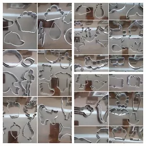 New Huge Selection Metal Cookie Cutters-Fall Sports Baby Nature Beach Love - Picture 1 of 90