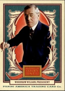 Woodrow Wilson-U.S.A. President-2013 Panini Golden Age #16 - Picture 1 of 2