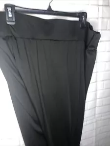 Women’s Black Modern Twill Capri Pants, Size 3X, NWT - Picture 1 of 4
