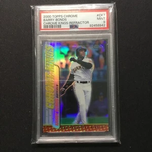 2000 Topps Chrome Barry Bonds CK7 Chrome Kings Refractor PSA9 - Picture 1 of 4