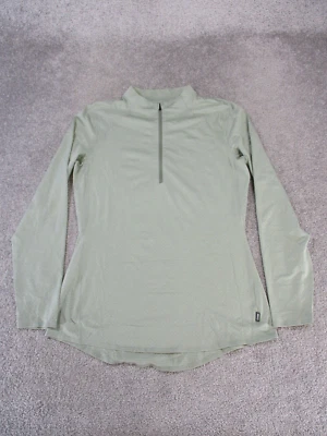 Suéter Rei para mujer medio verde cuarto cremallera senderismo polar Foto 1 de 4