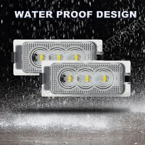 Full LED License Plate Light Lamp White For 2008-2012 Ford Escape 2007-2014 Edge - Foto 1 di 10
