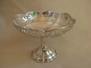 ANTIGUA BANDEJA ALFILER INGLESA SHEFFIELD PLATA ESTERLINA, CALADA, PRINCIPIOS DEL SIGLO XX, - Imagen 1 de 15