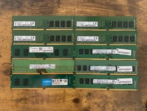 [ BULK LOT OF 10 ] 8GB DDR4 Desktop RAM SAMSUNG, HYNIX etc. (10x) - Picture 1 of 1