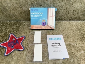 Cerradura de puerta corredera de vidrio de seguridad - Paquete de 2 cerraduras de seguridad para niños puerta corredera de patio - Imagen 1 de 1
