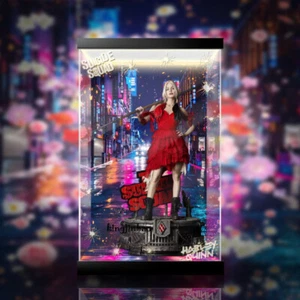 Acrylic Lighted Display Case Fit P1S Blitzway Harley Quinn Resin GK Figure Model - Picture 1 of 2