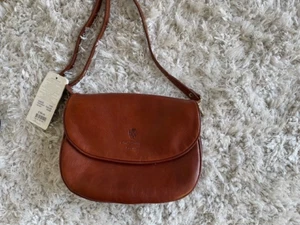 Carl Scarpa tan saddle bag excellent condition - Picture 1 of 4
