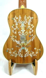 Alulu Solid Acacia Koa Tenor Ukulele, classical MOP inlay  HU1099 - Picture 1 of 5
