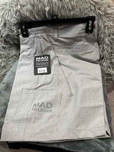 Mad Pelican Men’s Medium Donnie's Walking Shorts - Alloy / Grey - Picture 1 of 4